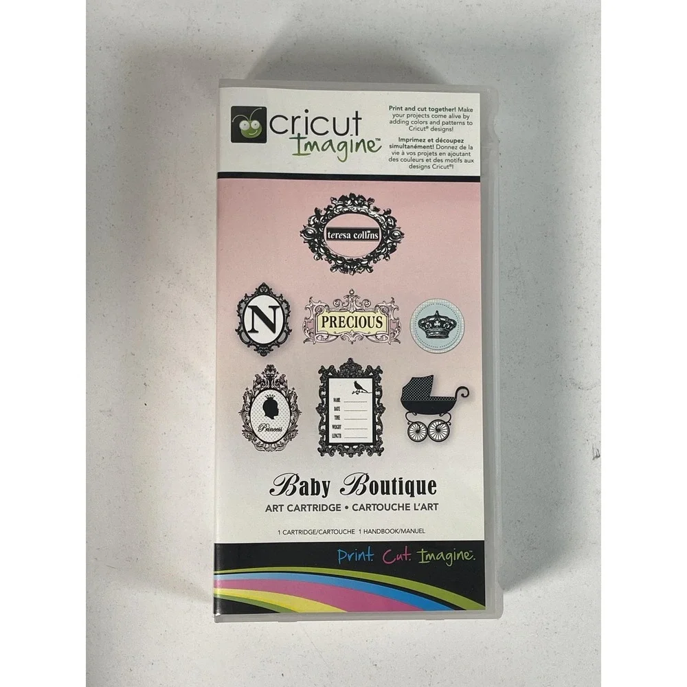Cricut Imagine Baby Boutique Art Cartridge Teresa Collins Scrapbooking Card